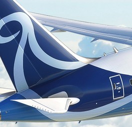 Das Logo der neuen Airline ist von der Form der Schiffsspitzen abgeleitet, mit denen die Wikinger einst über den Atlantik fuhren.