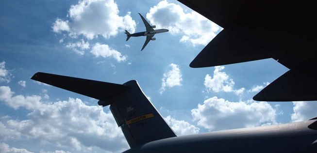 Flieger in Berlin.