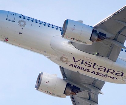 A320 Neo von Vistara: Ein Jet dieses Typs war einem Unglück sehr nahe.
