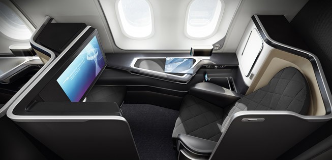 In der Boeing 787-9 bietet British Airways anders als in der 787-8 eine First Class.