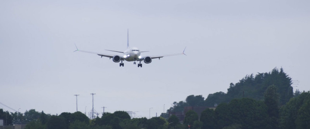 Boeing 737 Max 10 beim letzten Zertifizierungsflug: Soll ab 2027 ausgeliefert werden.