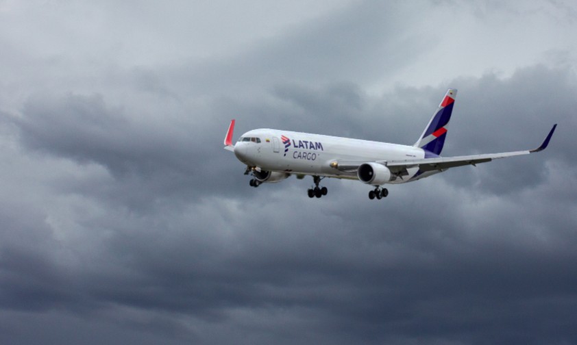 Boeing 767 von Latam Cargo: Könnte über Frankfurt so ausgesehen haben.