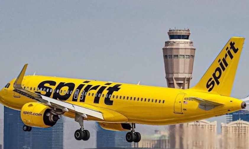 Flugzeug von Spirit Airlines: Wird keine Passagiere mehr fliegen.