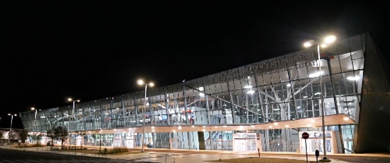 Airside-Ansicht des Terminals