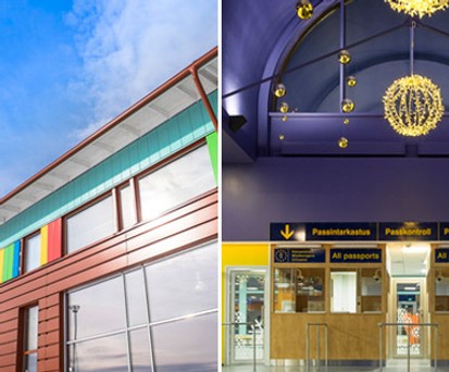 Flughafen Ivalo: Der Airport erstrahlt in neuem Glanz.