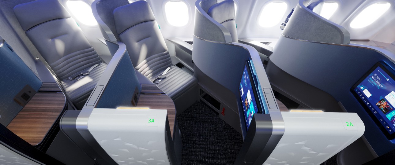 Die Mint-Suite: Im vorderen Teil des Flugzeugs sind 24 Business-Class-Suiten verbaut.