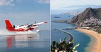 DHC-6 Twin Otter und Strand bei Santa Cruz de Tenerife: Start im Herbst?