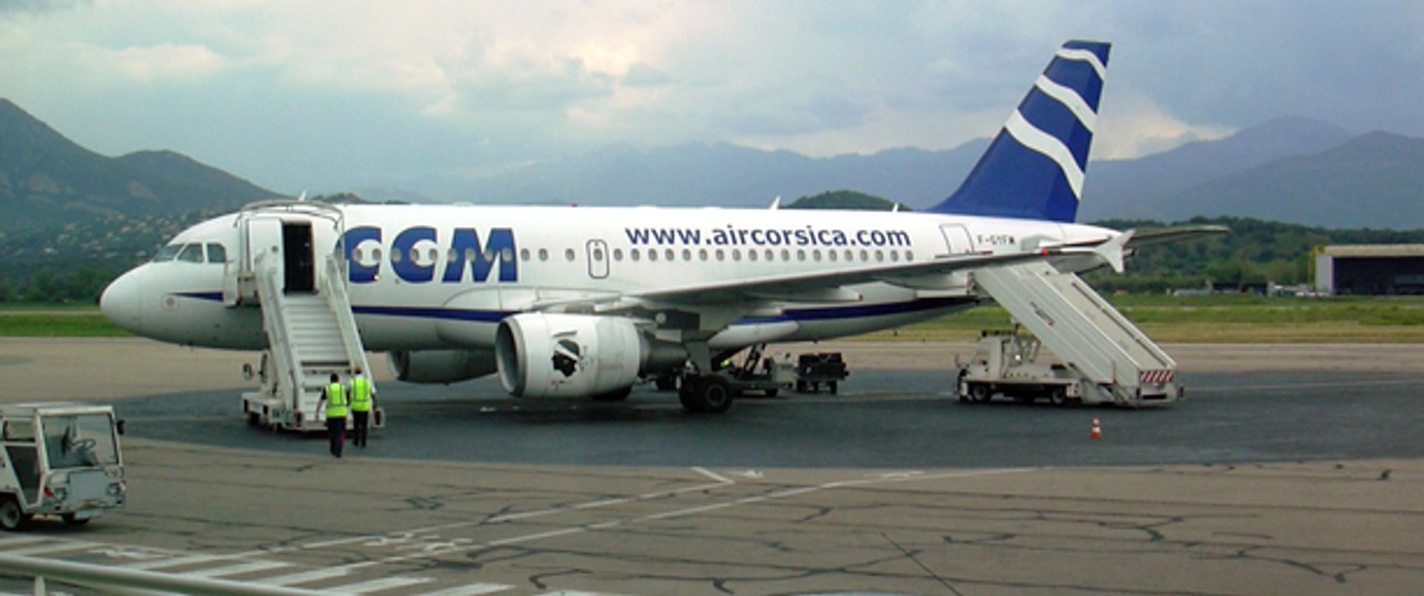 Flugzeug von Air Corsica in Ajaccio: Neuer Auftrag?
