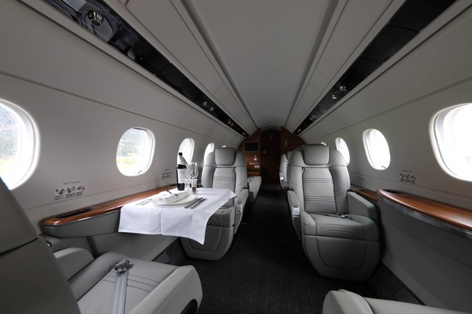 Embraer Praetor 600: Ein Blick ins innere der Maschine.