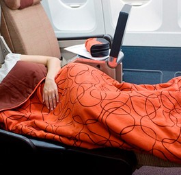 Business Class von Iberia: Interessierte können es ersteigern.