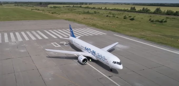 Die russische MS-21: In Russland fliegt man bereits mit eigenen Motoren.