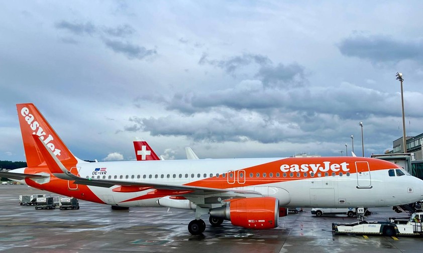 Flugzeug von Easyjet in Zürich: Die Airline baut aus.