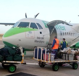 ATR 72 von Binter: Fliegt auch in die Westsahara.