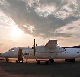 Bombardier Dash 8 von Intersky: Zukunft ungewiss.