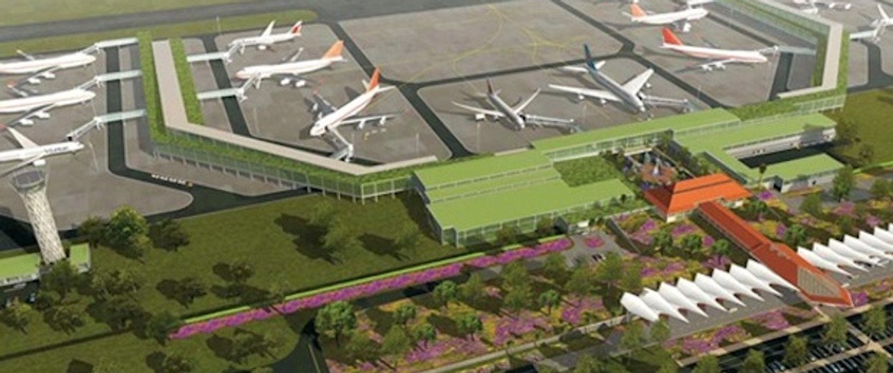 So soll der Flughafen im Endausbau 2015 aussehen