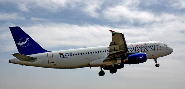 Airbus A320 von Syrian Air: Probleme in Aleppo.