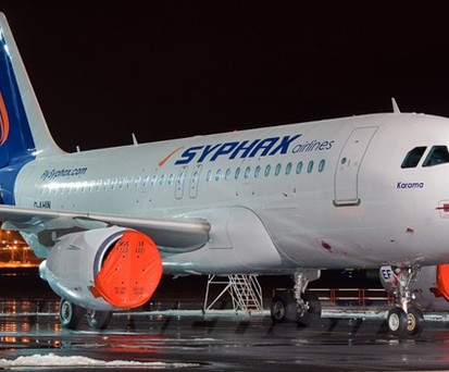 Der erste neue Flieger von Syphax: Nicht im Netz buchbar.