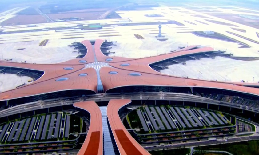 Chinas neuer Megaflughafen in Zahlen