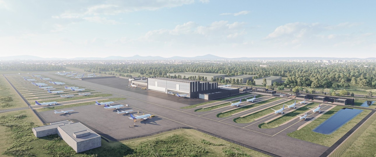 Das geplante Werk in Chengdu: In China soll bis Ende des Jahres eine Flugzeug-Recyclinganlage entstehen.