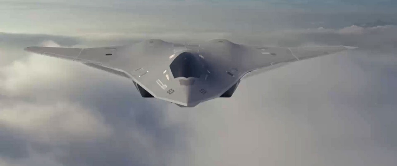 Schanzloses Kampfflugzeug (hier ein Konzept von Collins Aerospace): Die sechste Generation kommt anders saher.