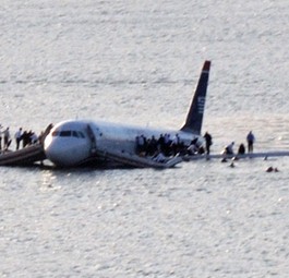 Notwasserung im Hudson River: Glück und viel Können.