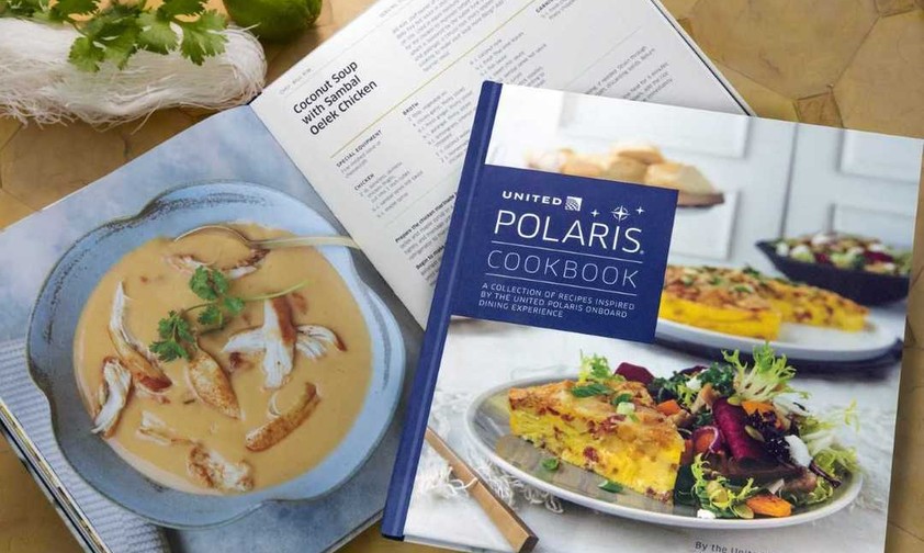 United-Kochbuch: Flugzeugessen zu Hause nachkochen.