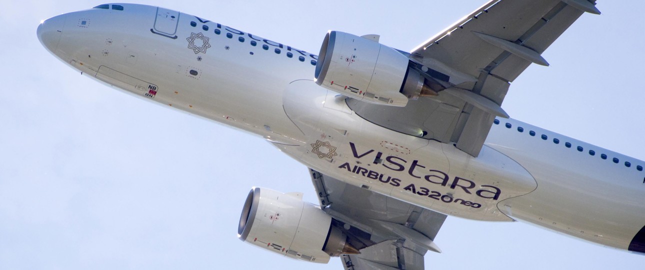 Airbus A320 Neo von Vistara: Solch ein Jet geriet nun in Schwierigkeiten.