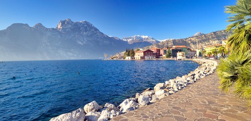 Der Gardasee im Frühling