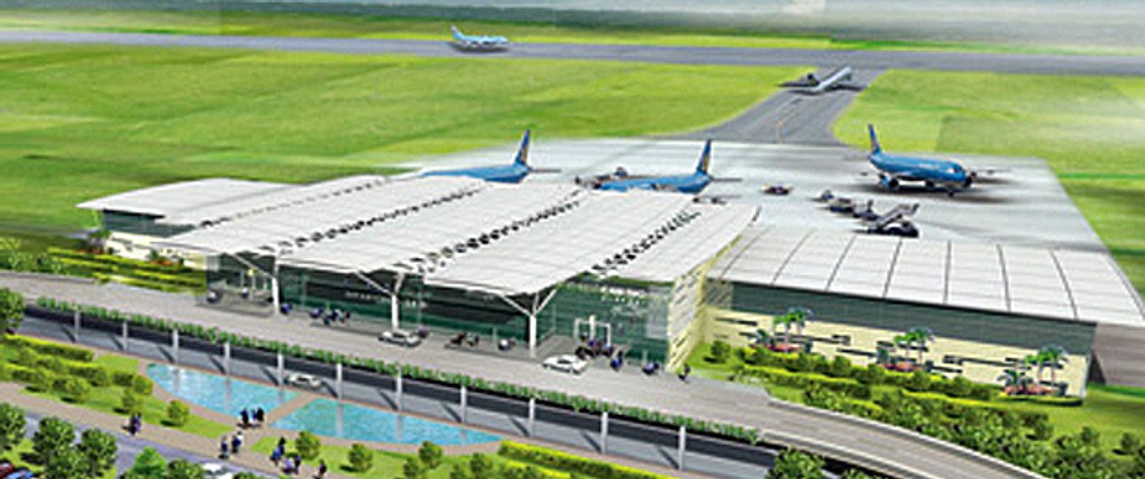 Modell des neuen Airports: Über 100 Millionen Passagiere pro Jahr.