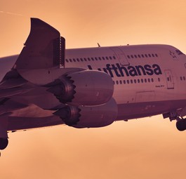 Boeing 747-8 von Lufthansa: Ab nach Mallorca.