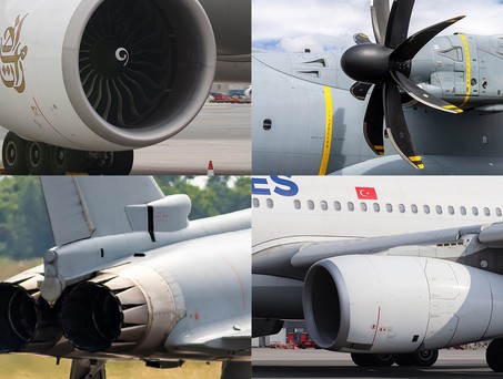 Anschub: Ohne Triebwerke wären Flugzeuge nur Zeug.