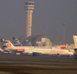 Juanda Airport in Surabaya: Mehrere Airlines hatten keine Lizenzen.