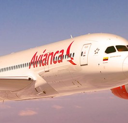 Dreamliner von Avianca: Bedrängt von Kampfjets.