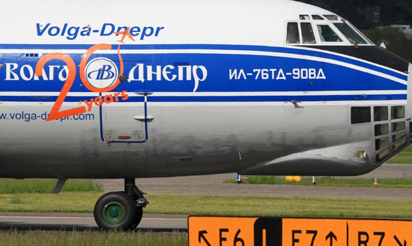 Ilyushin Il-76 von Volga-Dnepr: Als eines der wenigen Flugzeuge der Gruppe noch im Einsatz.