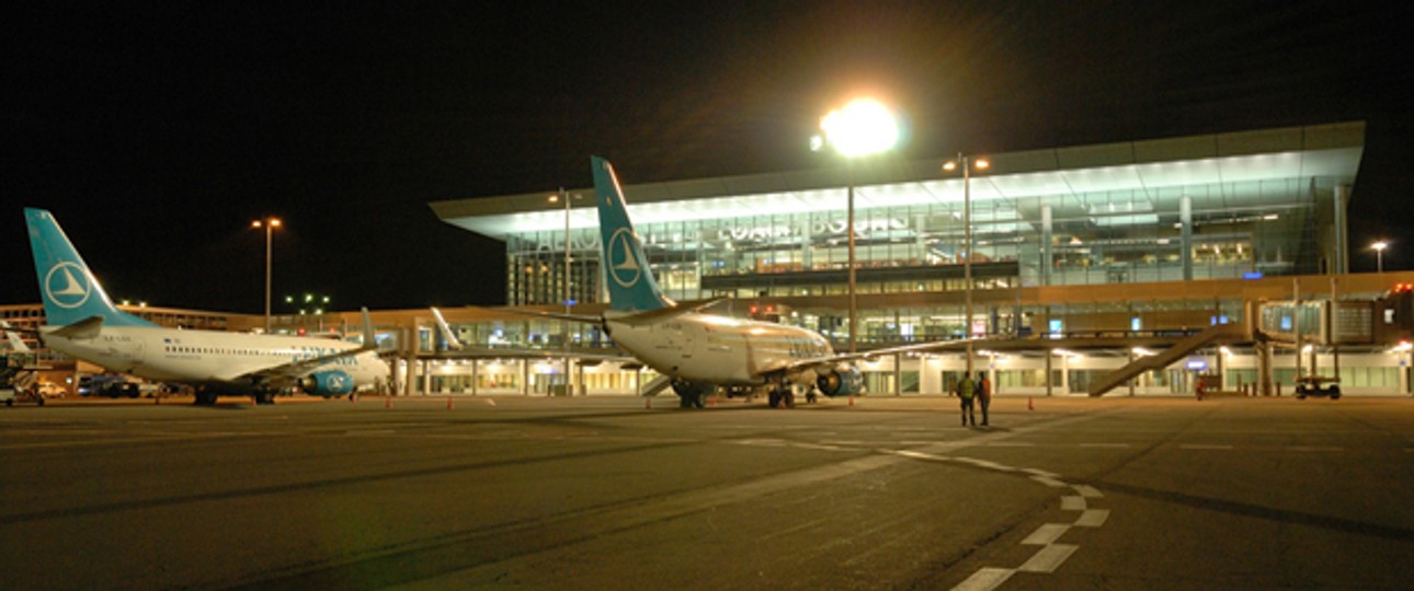 Terminal A des Flughafens Findel: Luxair dominiert.