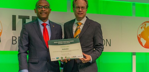 Tourismus Minister Ian Gooding-Edghillan und CEO BTMI Dr. Jens Thraenhart