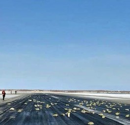 Startbahn in Yakutsk: Vergoldet.