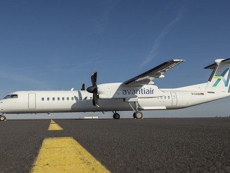 Dash 8 von Avanti Air: Die Airline wird künftig die Flüge für Air Uniqon durchführen.