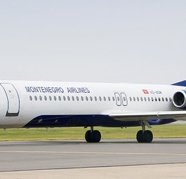 Fokker 100 von Montenegro Airlines: Die Flotte soll erneuert werden.