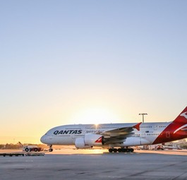 Airbus A380 von Qantas: Bald schon voller Meilensammler.