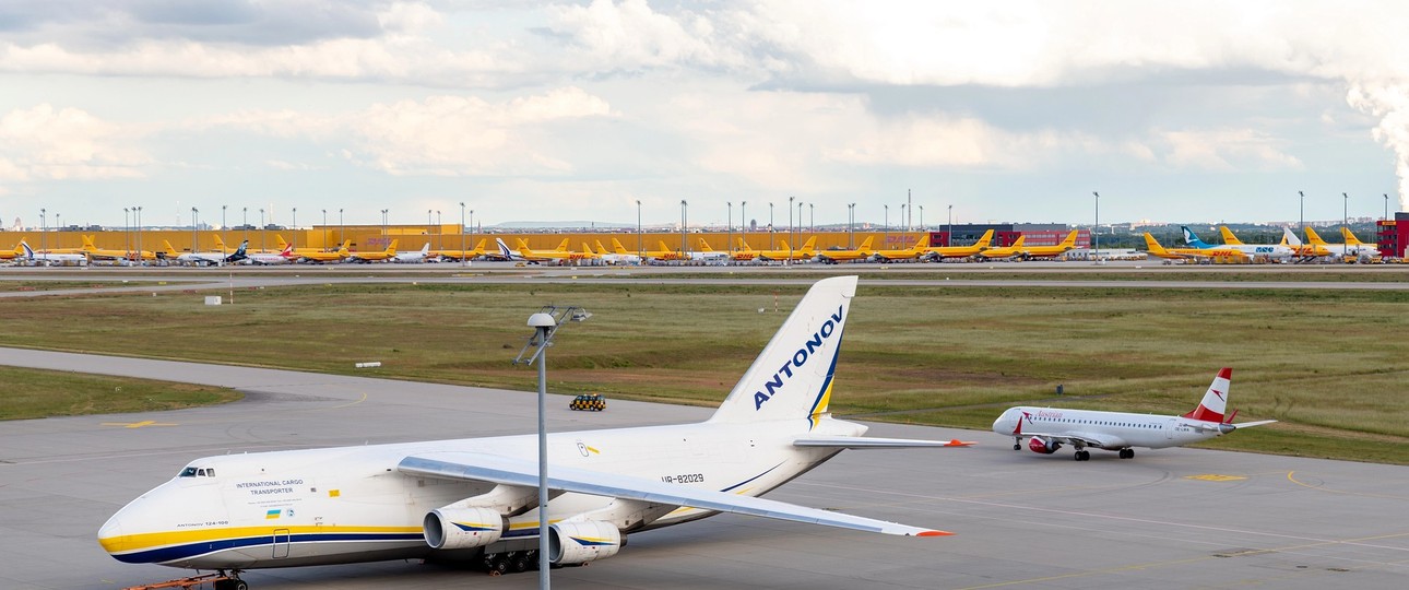 Vorfeld am Flughafen Leipzig/Halle: Der Airport belegt beim Flughafencheck Platz 1.