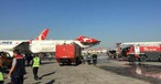 Abgeknickt: Das Leitwerk des Airbus A321 von Turkish Airlines.