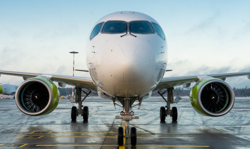 Airbus A220-300 von Air Baltic: Fliegt bald auch für Air Dolomiti.
