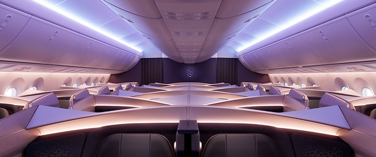 Blick in die Business Class: Riyadh Air will bis zum Ende des Jahres starten.