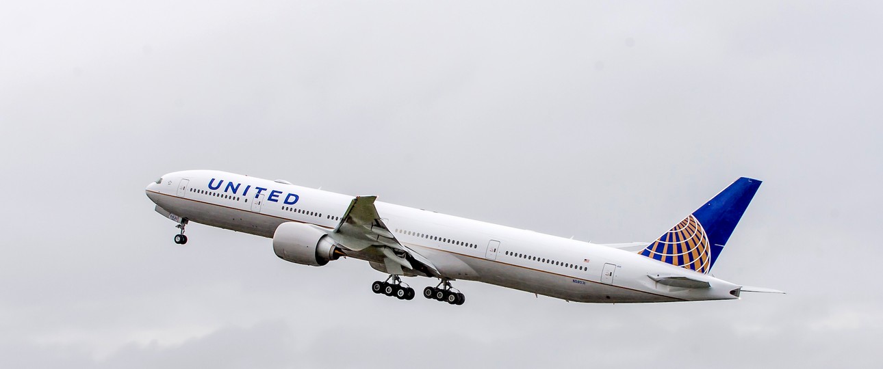 Boeing 777 von United Airlines: Ein Überflug wurde gestrichen.