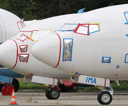 Geparkte Flugzeuge: In der Pandemie ein wichtiger Geschäftszweig geworden.