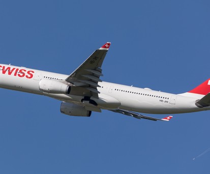 Airbus A330 von Swiss: Passagier benahm sich völlig daneben.