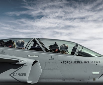 Saab Gripen der Força Aérea Brasileira. Nicht neu, aber immer noch fit.