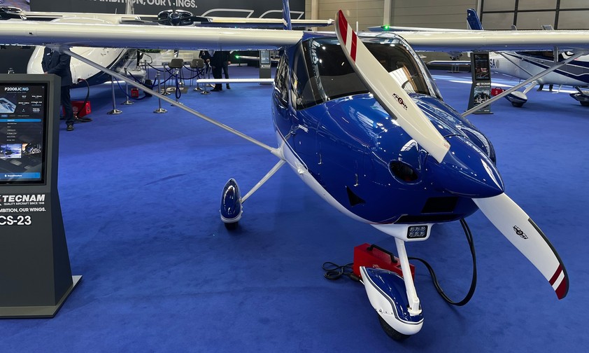 Tecnam P2008JC NG: Das Flugzeug wurde auf der Aero erstmals gezeigt. 