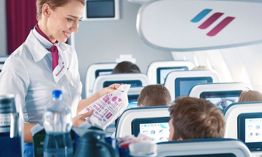 Bordverpflegung bei Eurowings: Im Smart-Tarif bald nicht mehr inklusive.